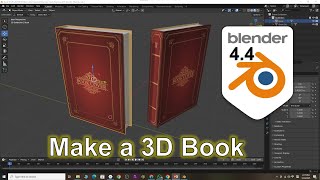 Blender Book 3D Modeling Tutorial #blender #book #3dmodeling #tutorial