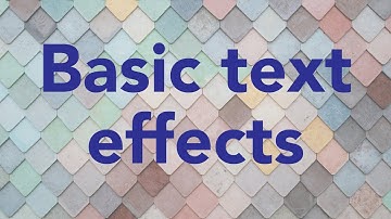 Basic Text Effects in Microsoft Word | Tutorial by Hello Academic