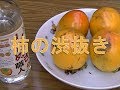 柿の渋抜き方法「柿のしぶぬき職人」