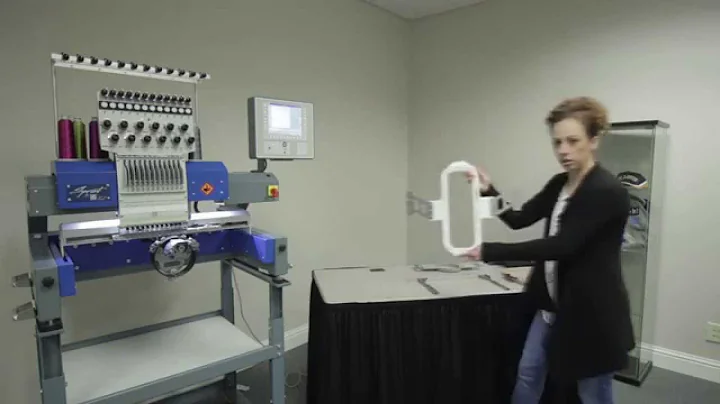 Chapter 8 - Installing the Tubular Arms for the ZSK Sprint Embroidery Machine