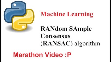 Machine Learning: Random Sample Consensus algorithm