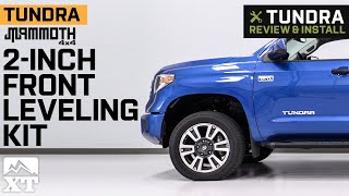 20072021 Tundra Mammoth 2Inch Front Leveling Kit Review & Install