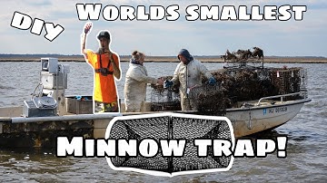 #SofloBassin #DIY #Fishing DIY worlds smallest minnow trap! (Plus a gator visit) fixed video 💪