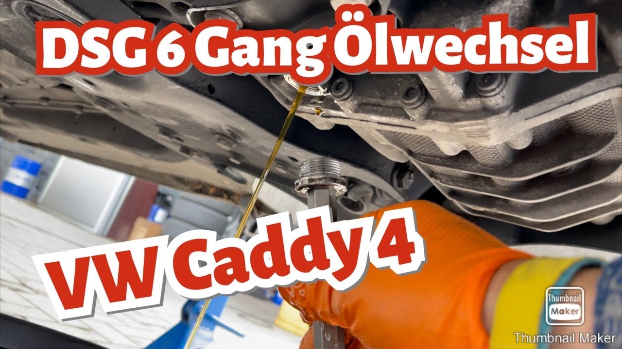 VW Caddy 4 - DSG Getriebe Ölwechsel mit Filter 