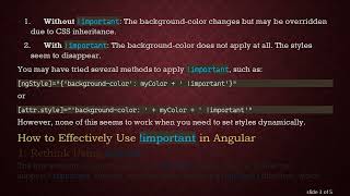 Celebrity Solving the !important Issue with Angular's ngStyle and Dynamic Styles Net Worth