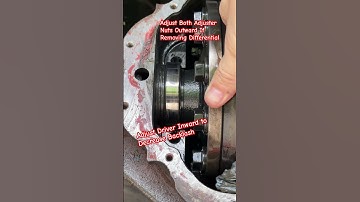 Differentieel afstelmoeren gebruikt voor speling 😎 #shorts #axleoffroad