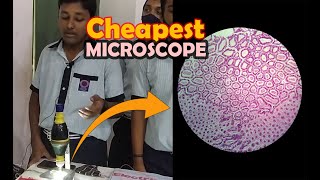 Cheapest Microscope |Science Exhibition |  Homemade Microscope | Studylight