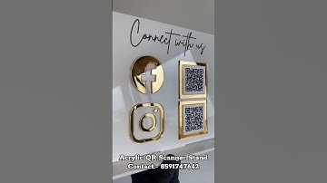 Acrylic QR Scanner Stand😍 #shortsfeed #shortsvideo #shortsviral #shorts #short #viralshorts #mumbai