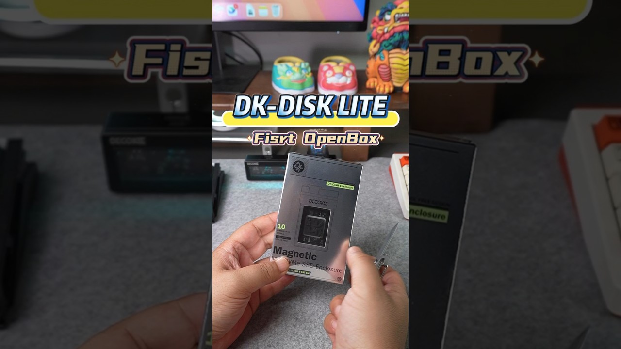 RGB Window, Ultra-Lite SSD — DK-DISK LITE First Unboxing