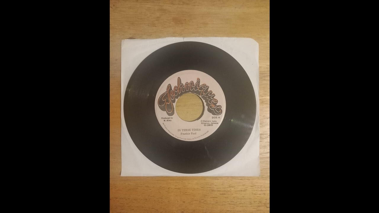Frankie Paul - In These Times - Reggae Dance Hall - 80's - YouTube