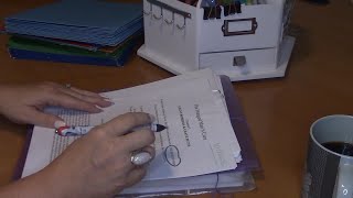 ASMR Reviewing Documents / Taking Notes / Inaudible Whisper