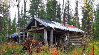 Сплав по таёжной речке. Изба в тайге приютила нас от непогоды. Сказочные места северных рек. #3