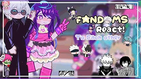 ~ Fandoms React to Each Other! ~ || INTRODUCTION || WIP! || 1.5/2x speed ||