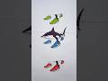 Guess the Correct Tralalero Tralala Shark 🦈‼️Challenge #shortvideo #trending #shark #art