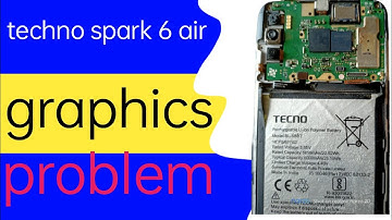 techno spark 6 air graphics problem=blank display solution