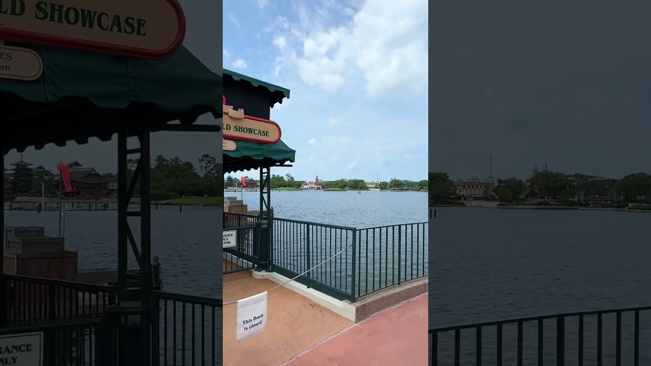 More magic at Epcot! Disney is a master of illusion and immersion!