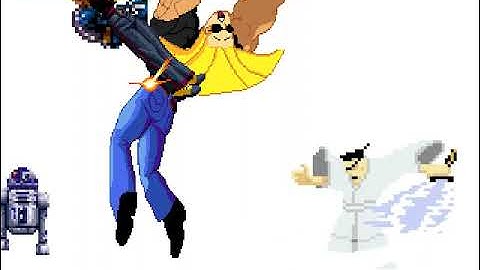 MUGEN Request: May Lee & Luke Skywalker Vs Johnny Bravo & Samurai Jack