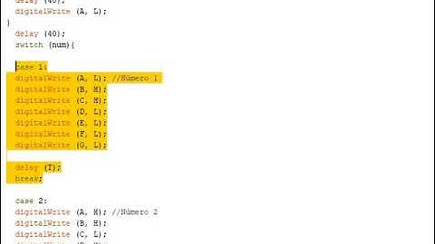Dado electrónico con Arduino UNO