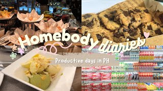 Homebody Diaries ep. 7 (Living in the PH) - Productive days back in the city, work vlog, & food ₊˚⊹♡