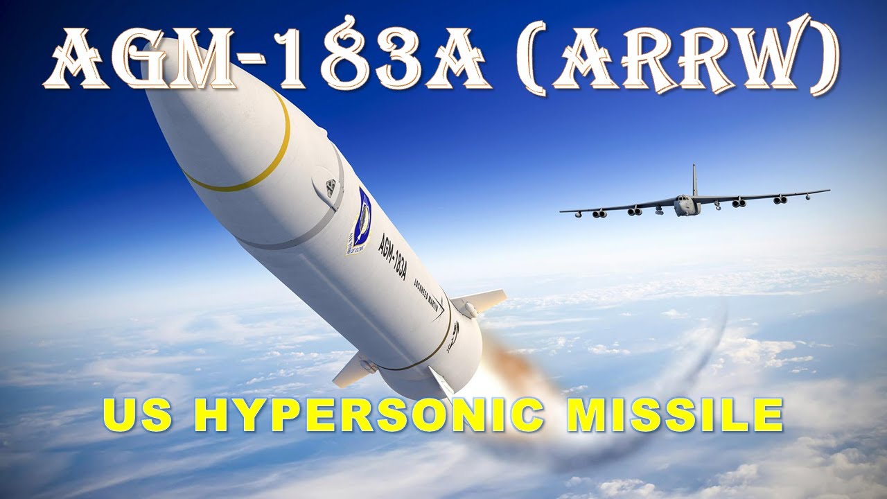 AGM-183A ARRW HYPERSONIC MISSILE US AIR FORCE TEST HYPERSONIC GLIDE ...