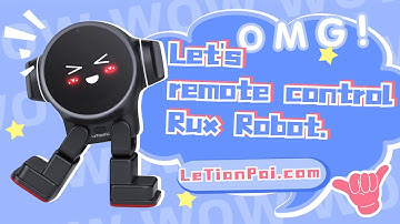 🤖Let us remote control Rux Robot🚀#ruxrobot  #gift #aicompanion #function #funny