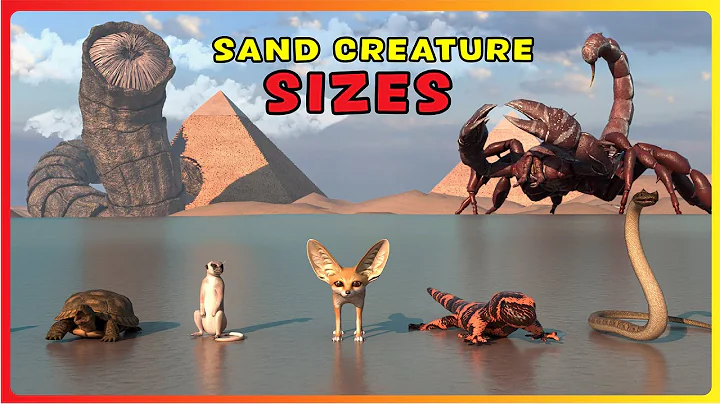 How BIG are DESERT Animals? 🐪 Real vs Movie Sand Creature Size Comparison 3D thumbnail
