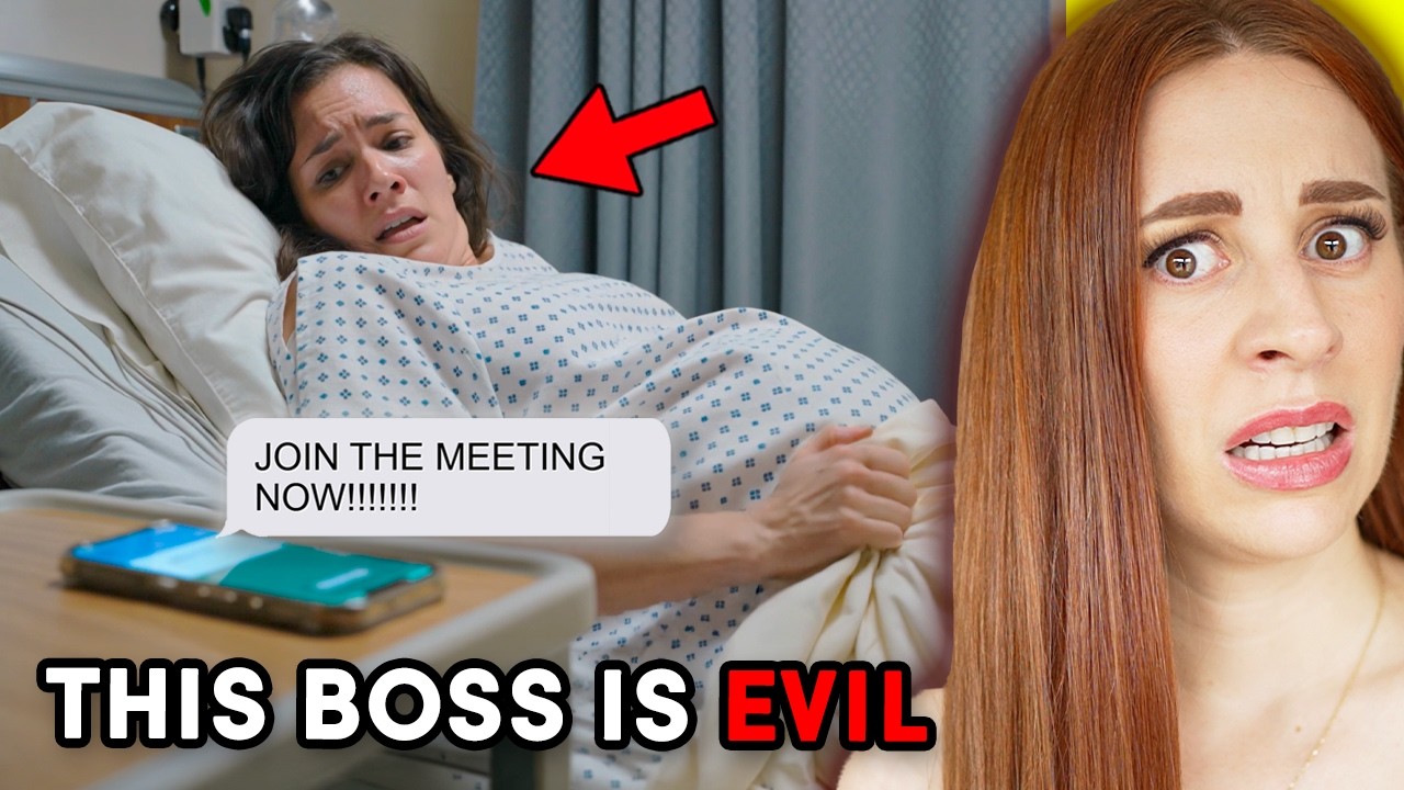 My boss FORCED me to attend a meeting while I was in LABOR!  - Charlotte Dobre REACTION