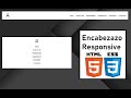 Cómo crear un encabezado responsive con HTML y CSS