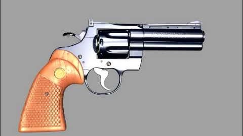 Colt Python 357 3D model