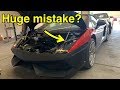 Fixing My Huge Mistake on The Salvage Lamborghini Frame!