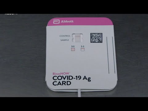 This is how the new Abbott Labs COVID-19 rapid test works