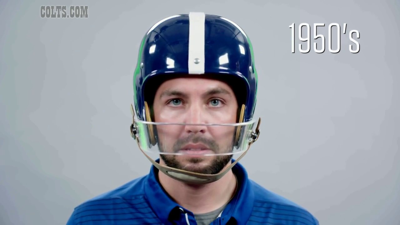 nfl helmets through the years