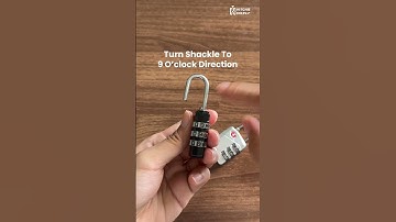 Change Padlock Password With Me  #hitchiehikes #travel #travelessentials #padlock