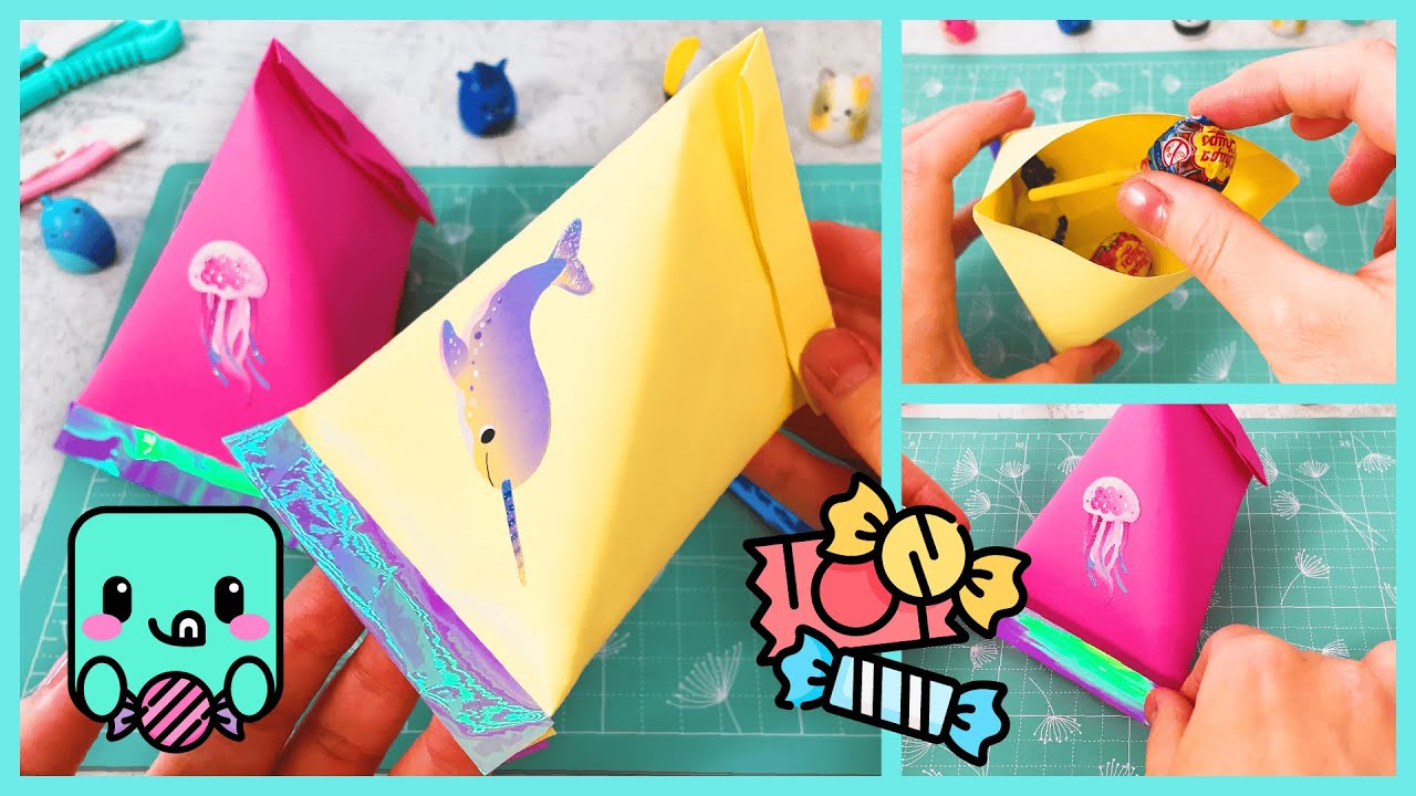 How to Make a DIY Paper Party Favor Bag | Easy Candy Bag for Kids Birthday