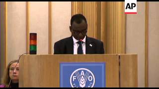 Somali Delegates At Fao Meeting Urges Rebels To Open Up Borders For Aid