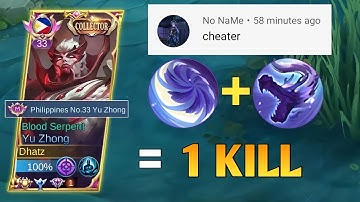 YU ZHONG SKILL 1 + 2 COMBO = INSTANT KILL DELETE! THIS GUY THINK I