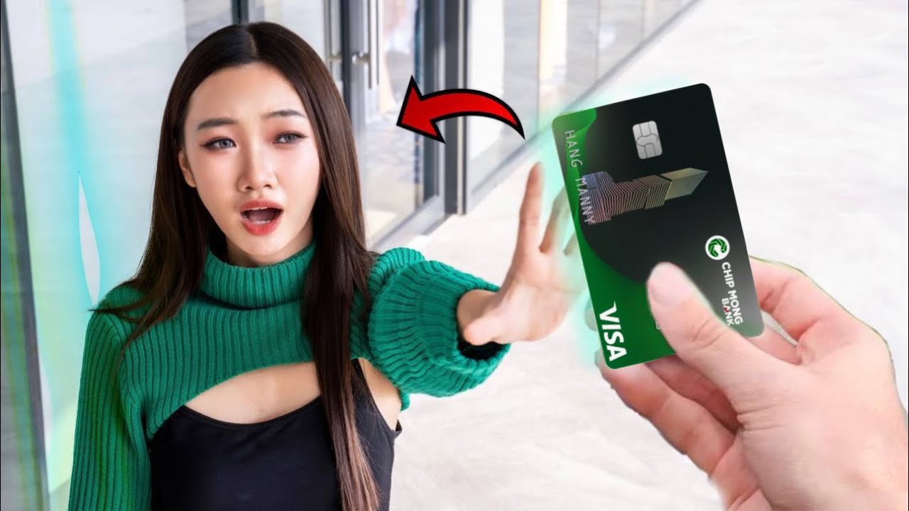 ខ្ញុំអោយ VISA Card ទៅកាន់ពួកគាត់! | ទិញអ្វីក៏បាន** 🤑 - YouTube