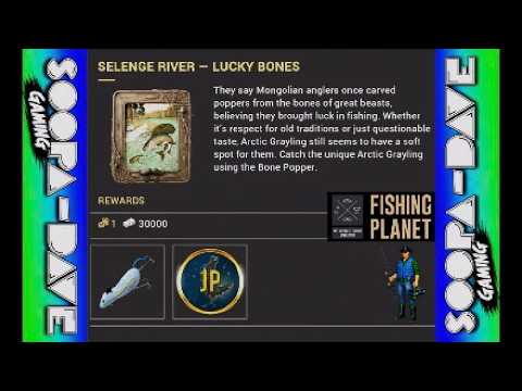 Lucky Bones Mission Selenge River Fishing Planet Anniversary Event Guide