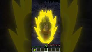 Minecraft super saiyan 4 to 5 #minecraft #like #edit #shorts