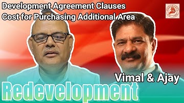 Development Agreement Clauses Cost for Purchasing Additional Area.#redevelopment #news #mumbai #pune