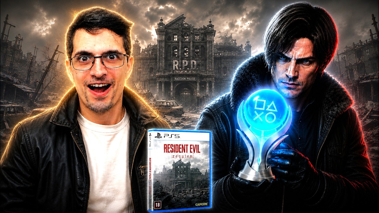 🏆GASTEI 500 HORAS PARA PLATINAR TODA A SÉRIE - PLATINA RESIDENT EVIL 9 🏆