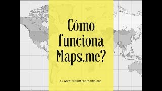 CÓMO FUNCIOMA MAPS.ME? | APP DE MAPAS SÚPER ÚTIL screenshot 4