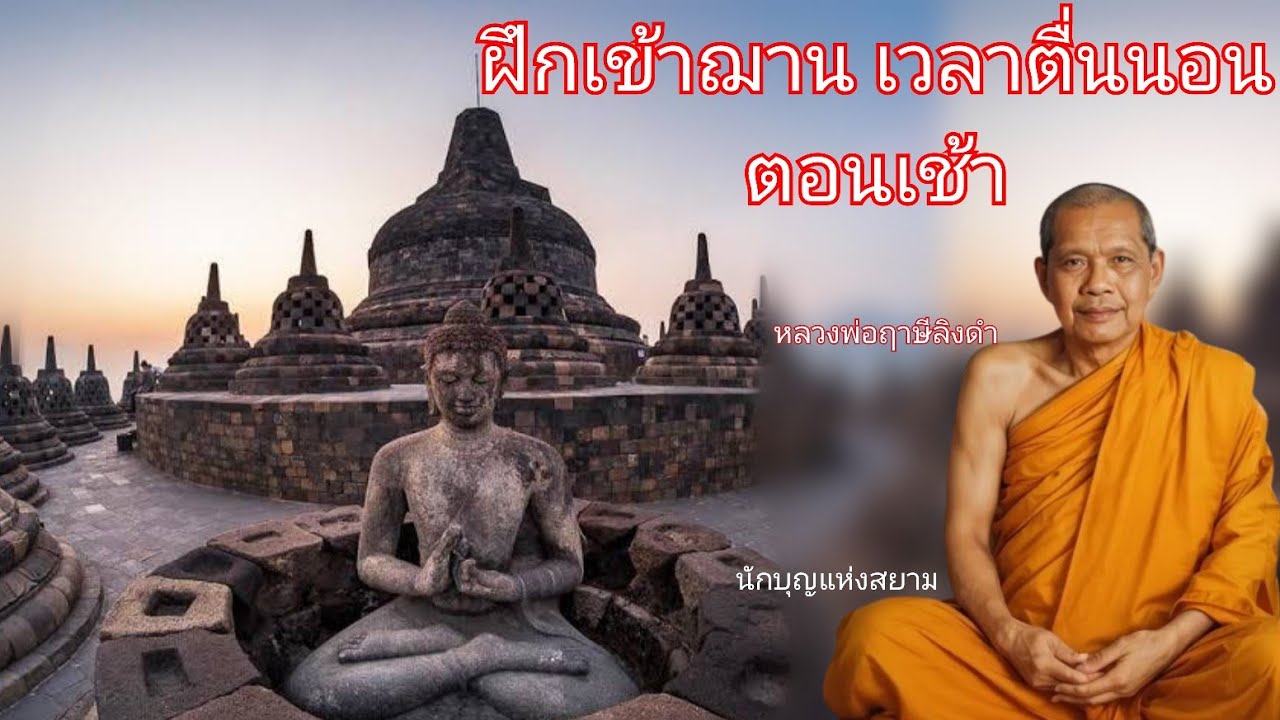 ฝึกเข้าฌาน เวลาตื่นนอนตอนเช้า โดยหลวงพ่อฤาษีลิงดำหรือพระราชพรหมยาน ธรรมะพระอรหันต์ ธรรมะคลายทุกข์