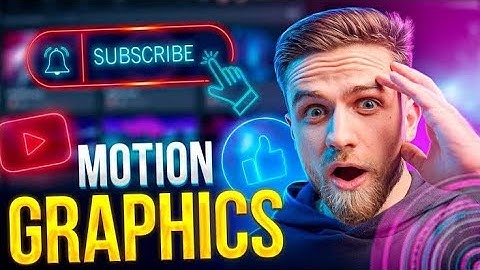 How to Create MOTION GRAPHICS Only One Click FREE!