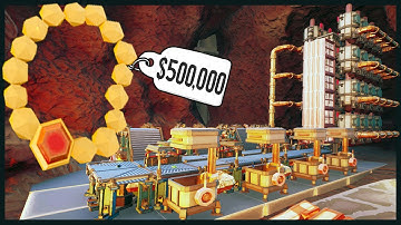 My Automated Gold Mining Factory Earns Millions a Day - Hydroneer