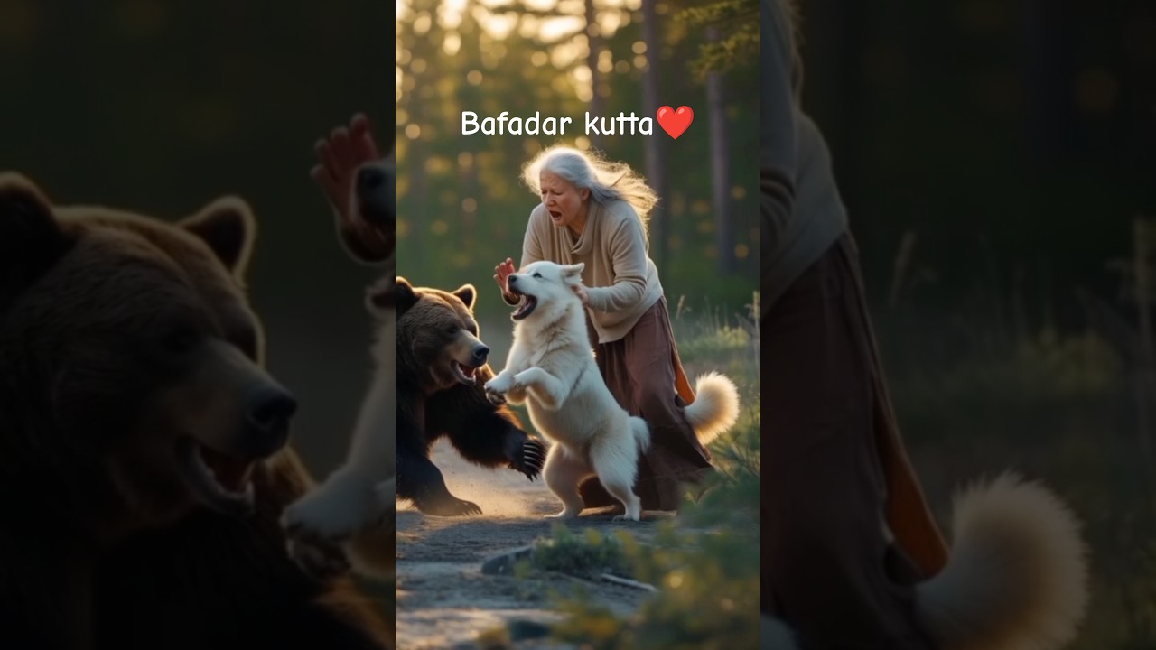 Dog and old women story❤️