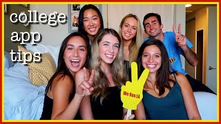 How we got into USC! || College Application Advice