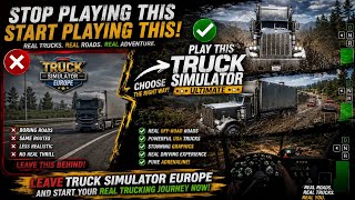 Truck Simulator Europe ❌ vs Truck Simulator USA ✅ | USA Off-Road Truck Driving Adventure 🚛🔥 screenshot 4