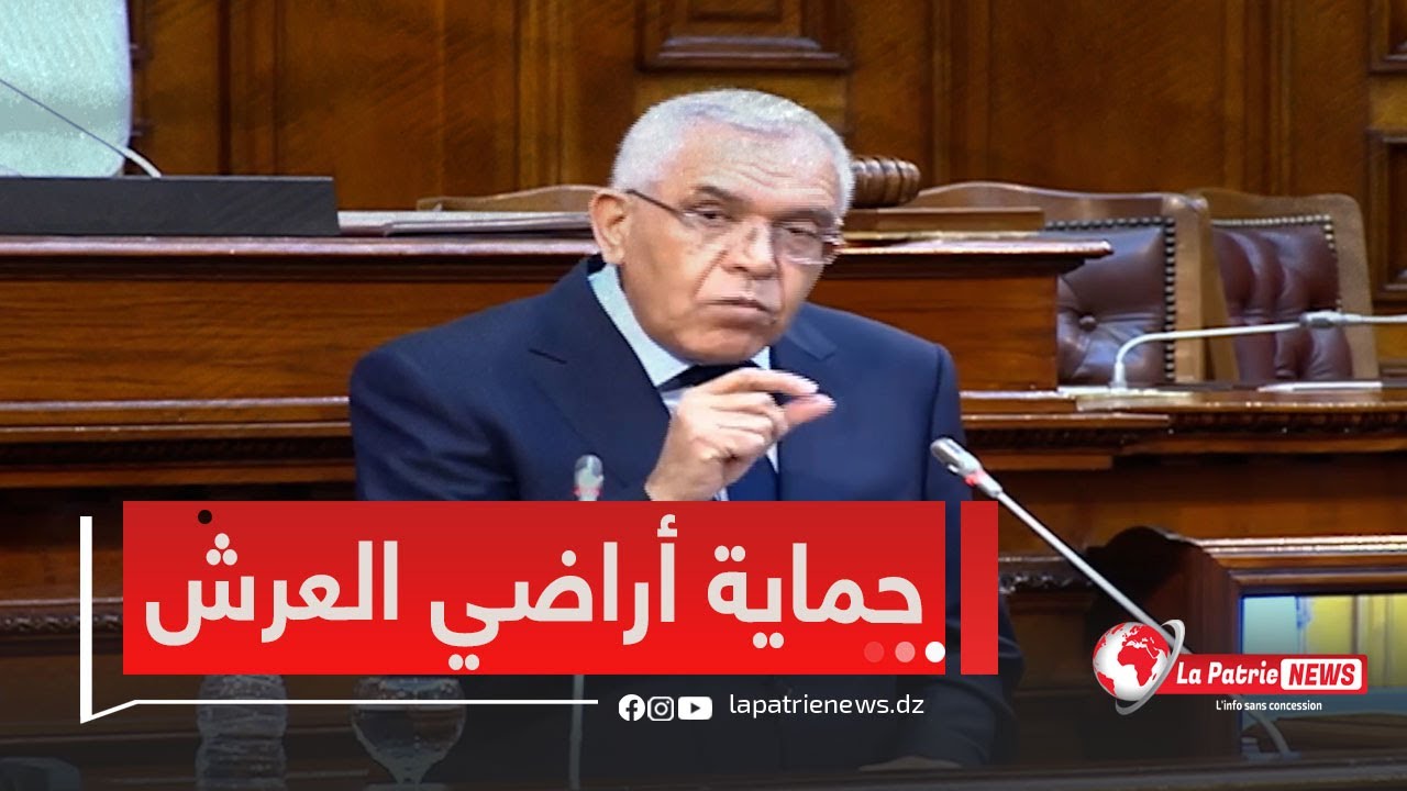 وزير العدل #عبد_الرشيد_طبي يتطرق إلى الموضوع المثير للجدل وهو أراضي العرش..