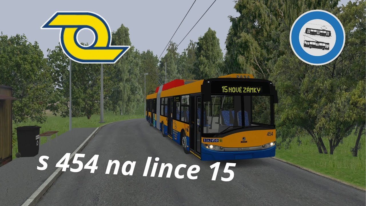 🚎 Simt Simulator MHD | Trolejbus DSZO 454 na lince 15